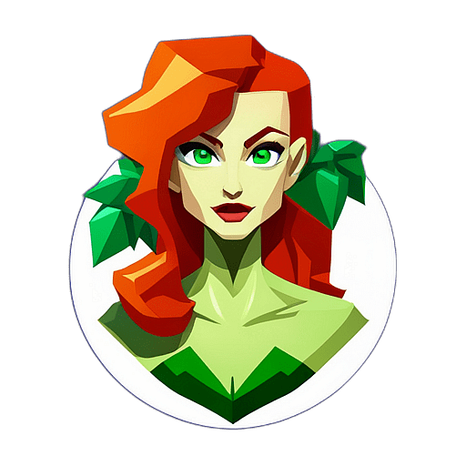 Poison Ivy Dc Comics - Circle App Icon | Fan Art