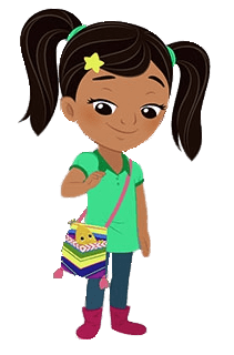 Nina With Her Mexican Bag