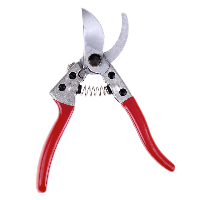Garden Shears With Red Handles