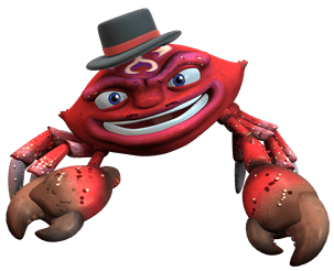 Crabby Wearing A Hat