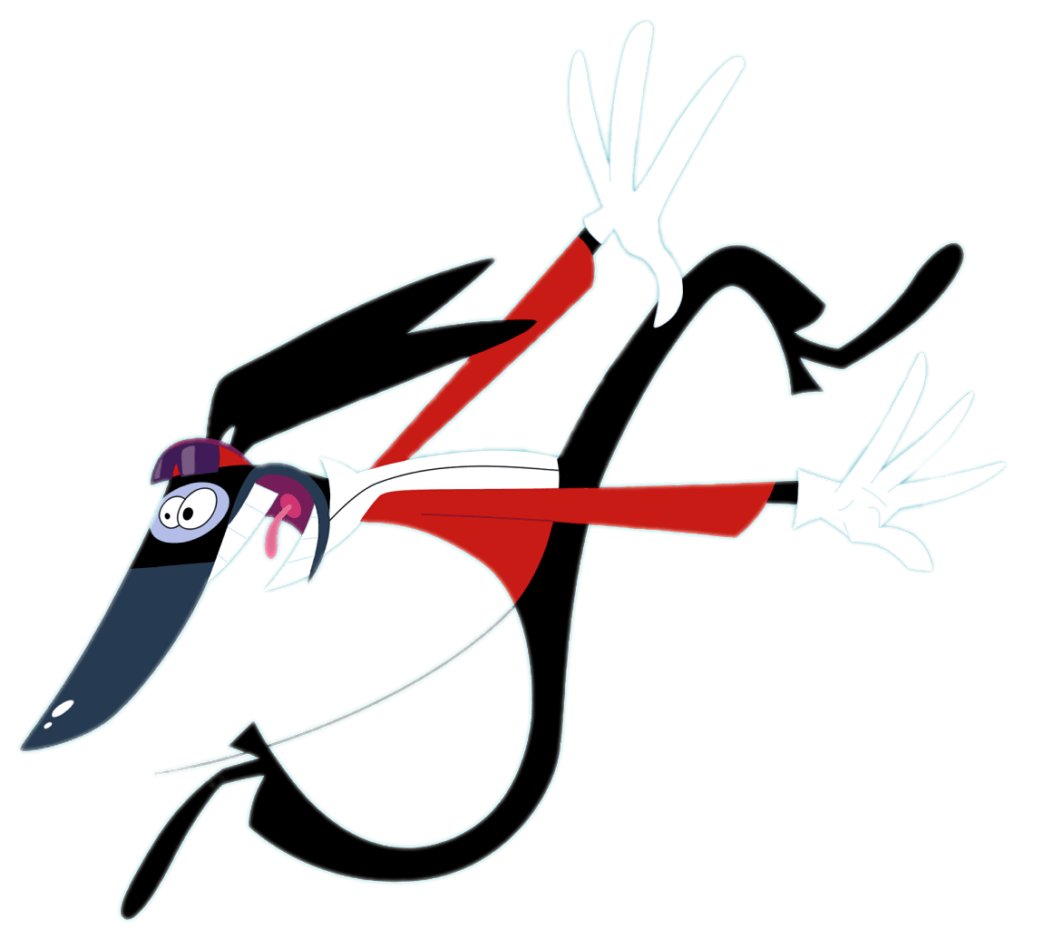 Ratz character Rapido running