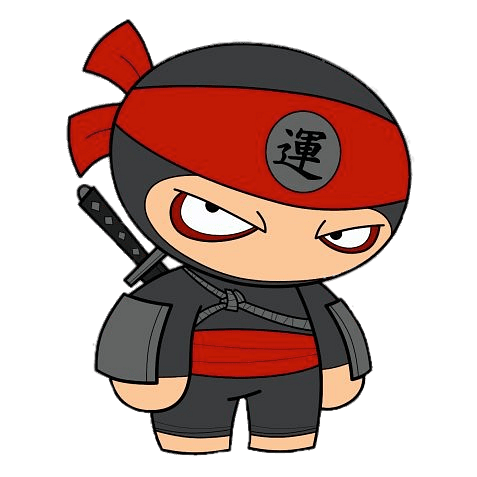 Chop Chop Ninja Character Iro Threatening Look