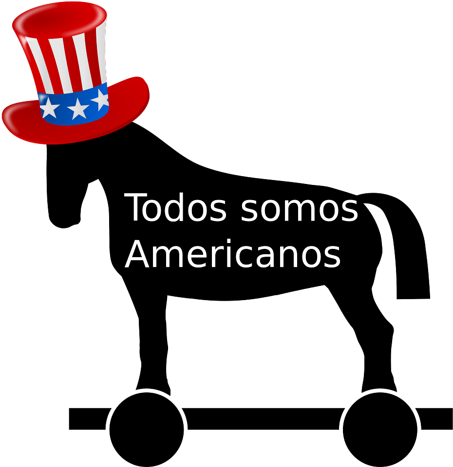 USA Trojan Horse Todos somos Americanos