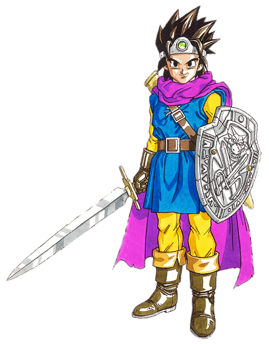 Dragon Quest (Dragon Warrior) Erdrick with Sword and Shield