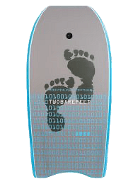 Bodyboard Two Bare Feet