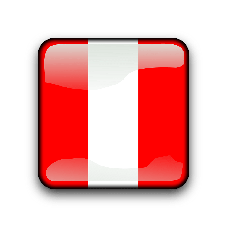 Peru Flag Icon