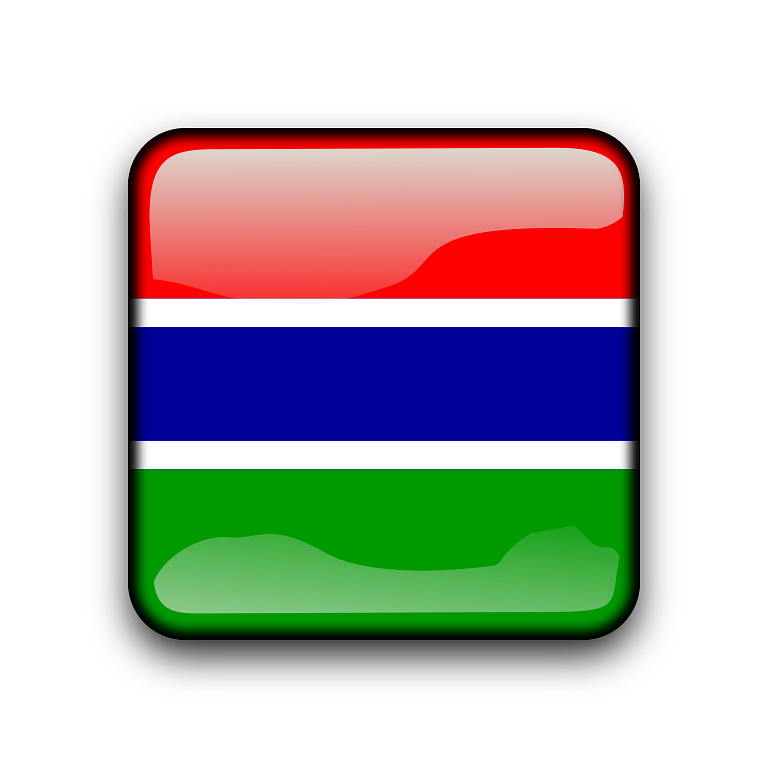 Gambia Flag Icon