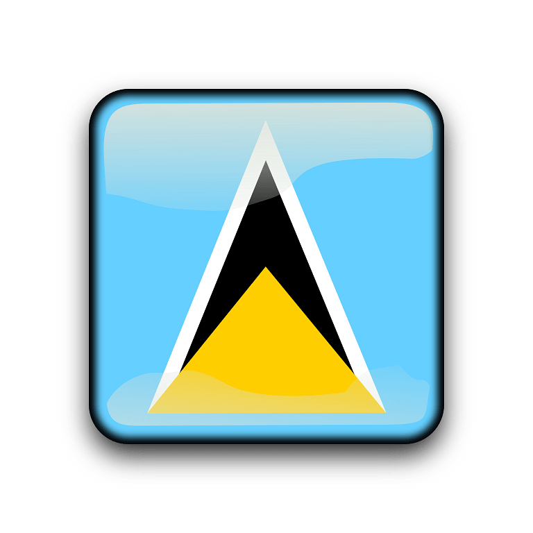 Saint Lucia Flag Icon