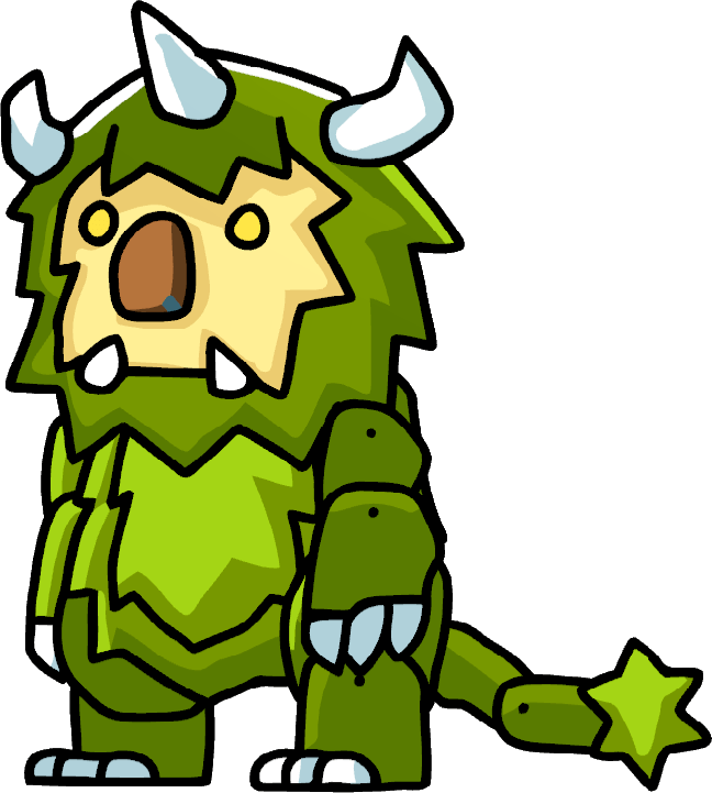 Scribblenauts Green Monster