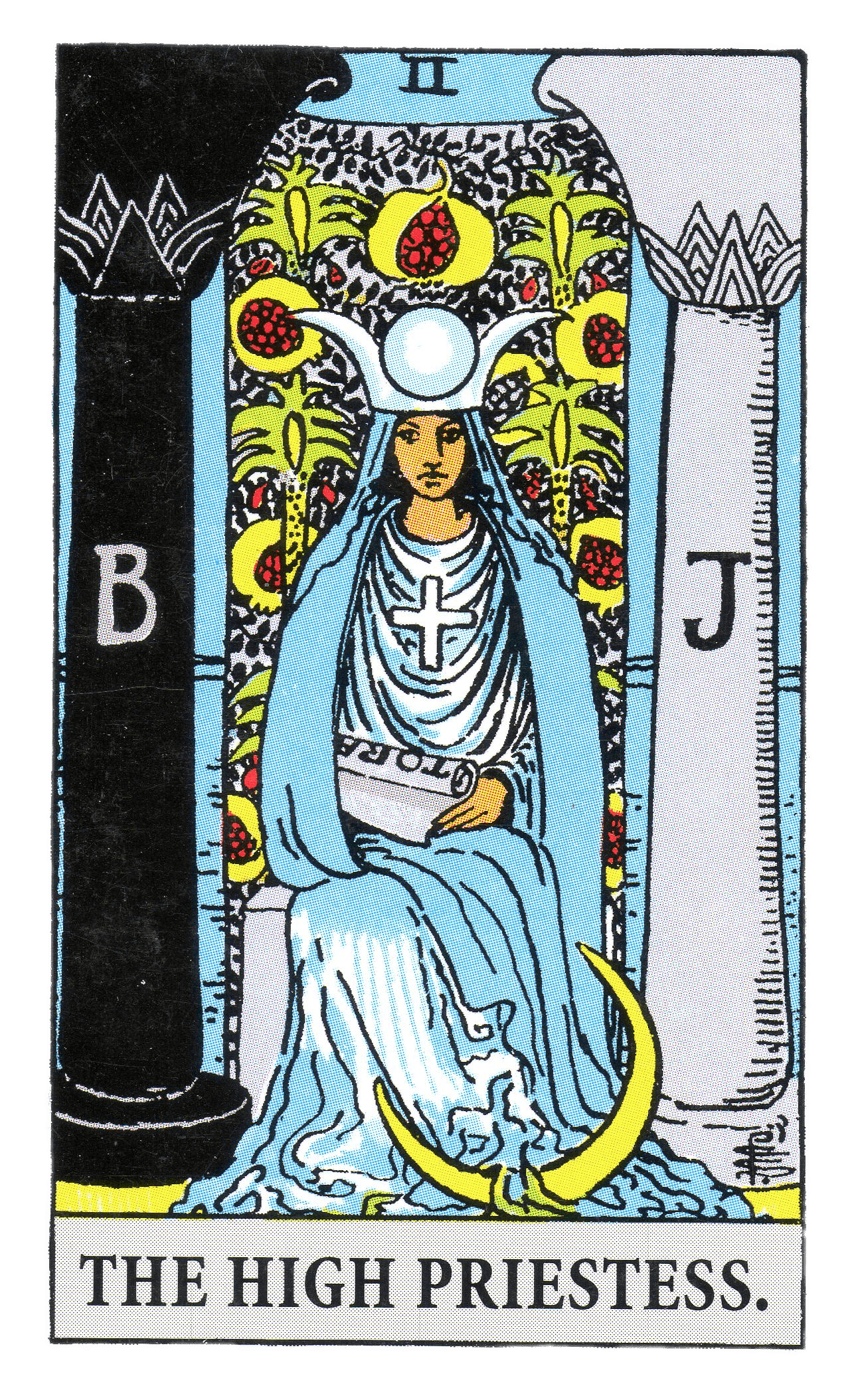 Tarot Card the High Priestess