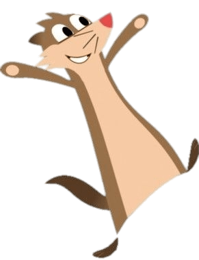 Luna's Pet Ferret Clyde Happy