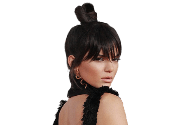 Kendall Jenner With Top Knot