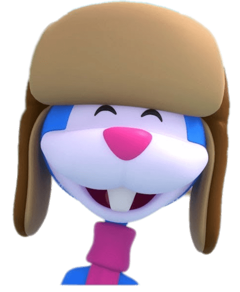 Uki Character Rabbit Wearing A Hat