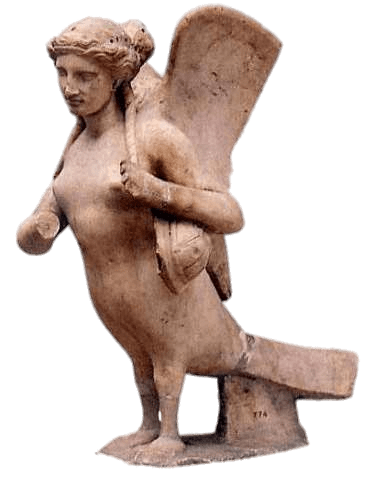 Statue Of A Greek Siren