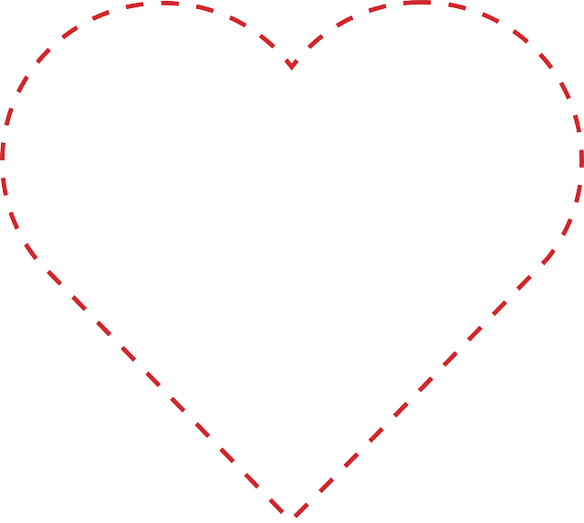 Heart Outline Dotted