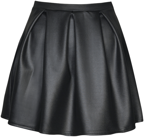 Skirt Black Silk