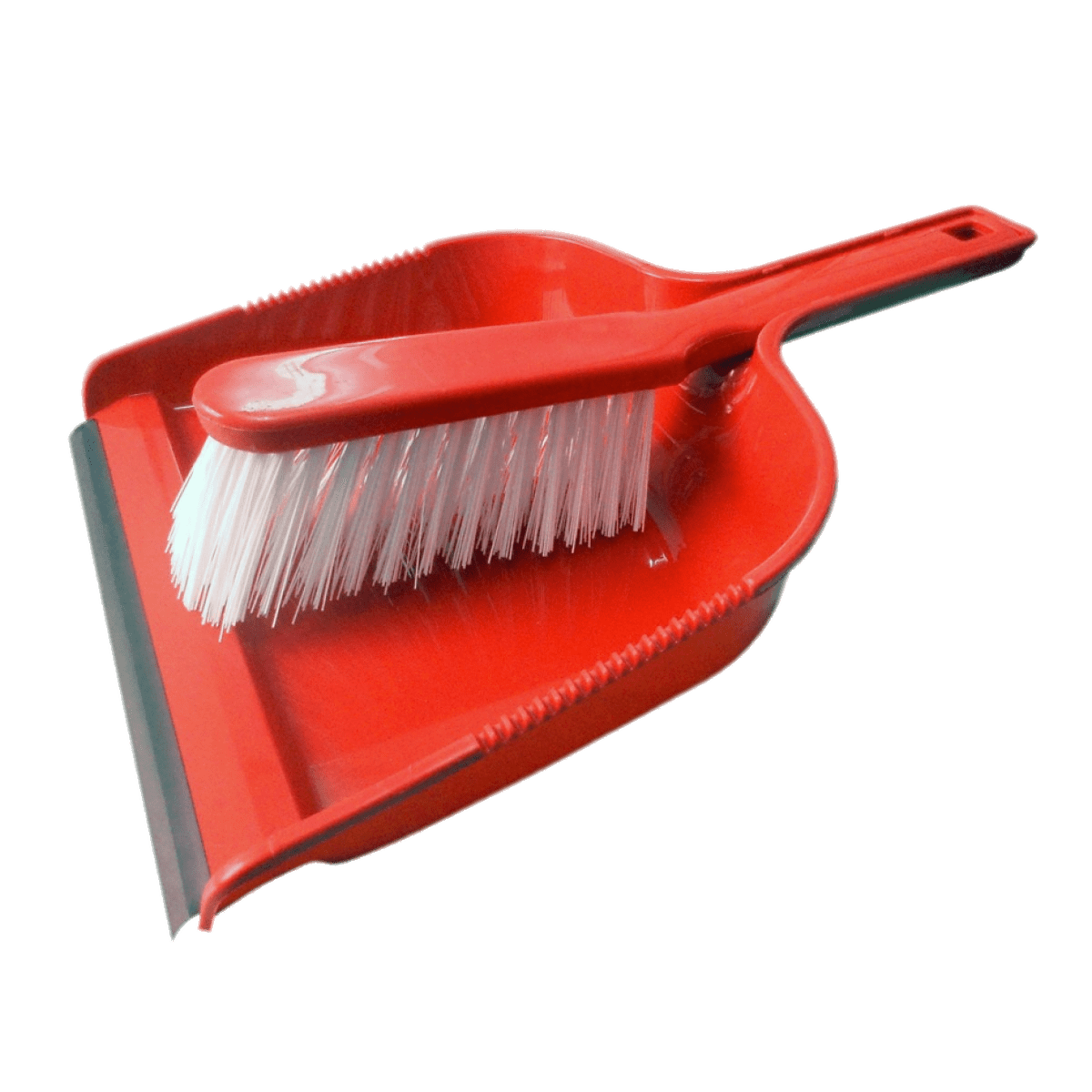 Red Dustpan and Brush Set