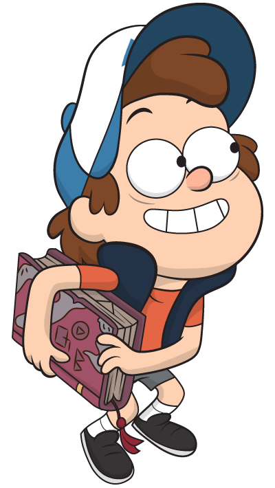 Dipper Pines Holding Book