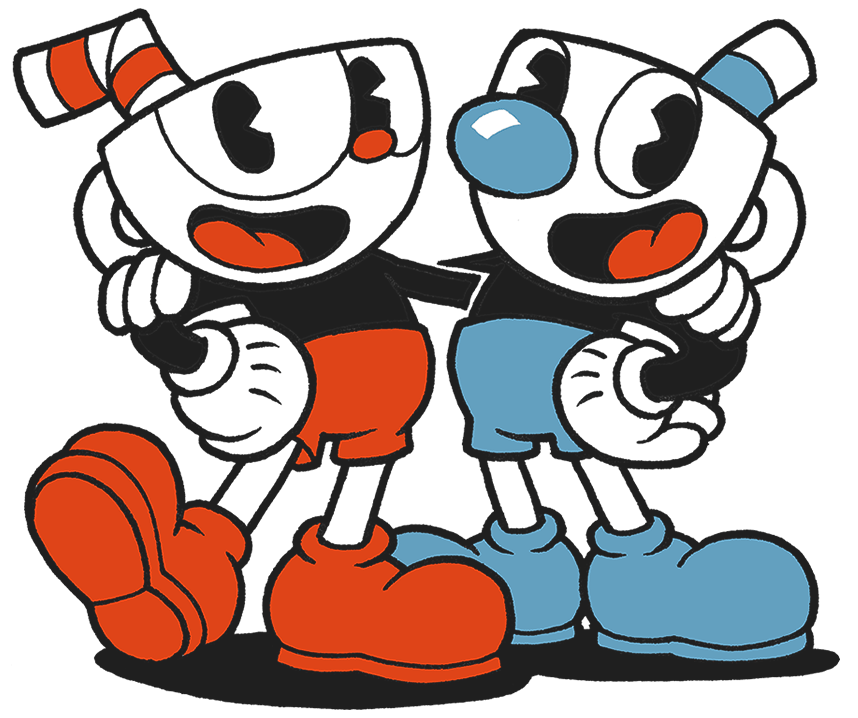 Cuphead and Mugman
