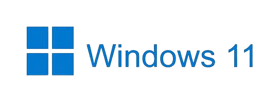 Windows 11 logo landscape