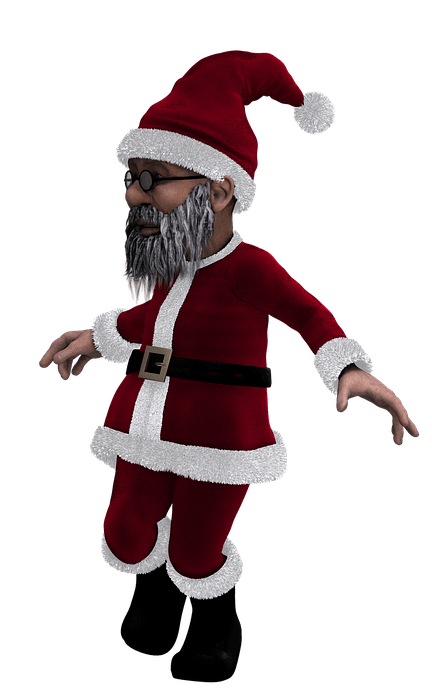 Santa Claus Skinny Version Dancing
