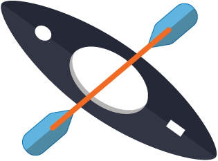 Kayak Top View Clipart