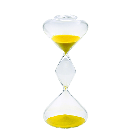 Hourglass Yellow Sand