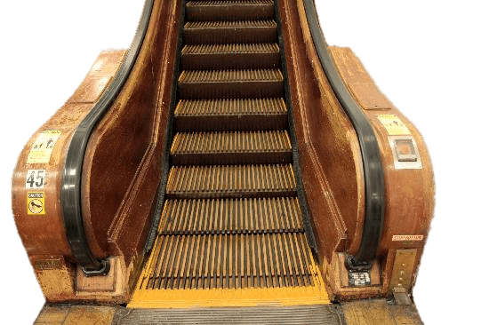 Wooden Escalator