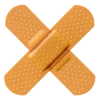 Crossed Band Aids