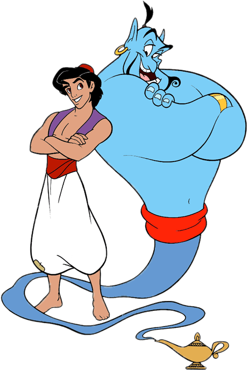 Aladdin and Genie