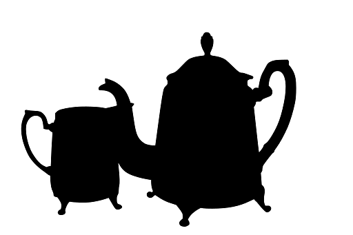 Vintage Coffee Pot and Milk Can