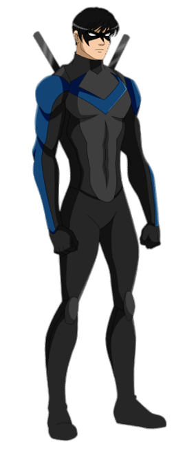 Nightwing with Katanas