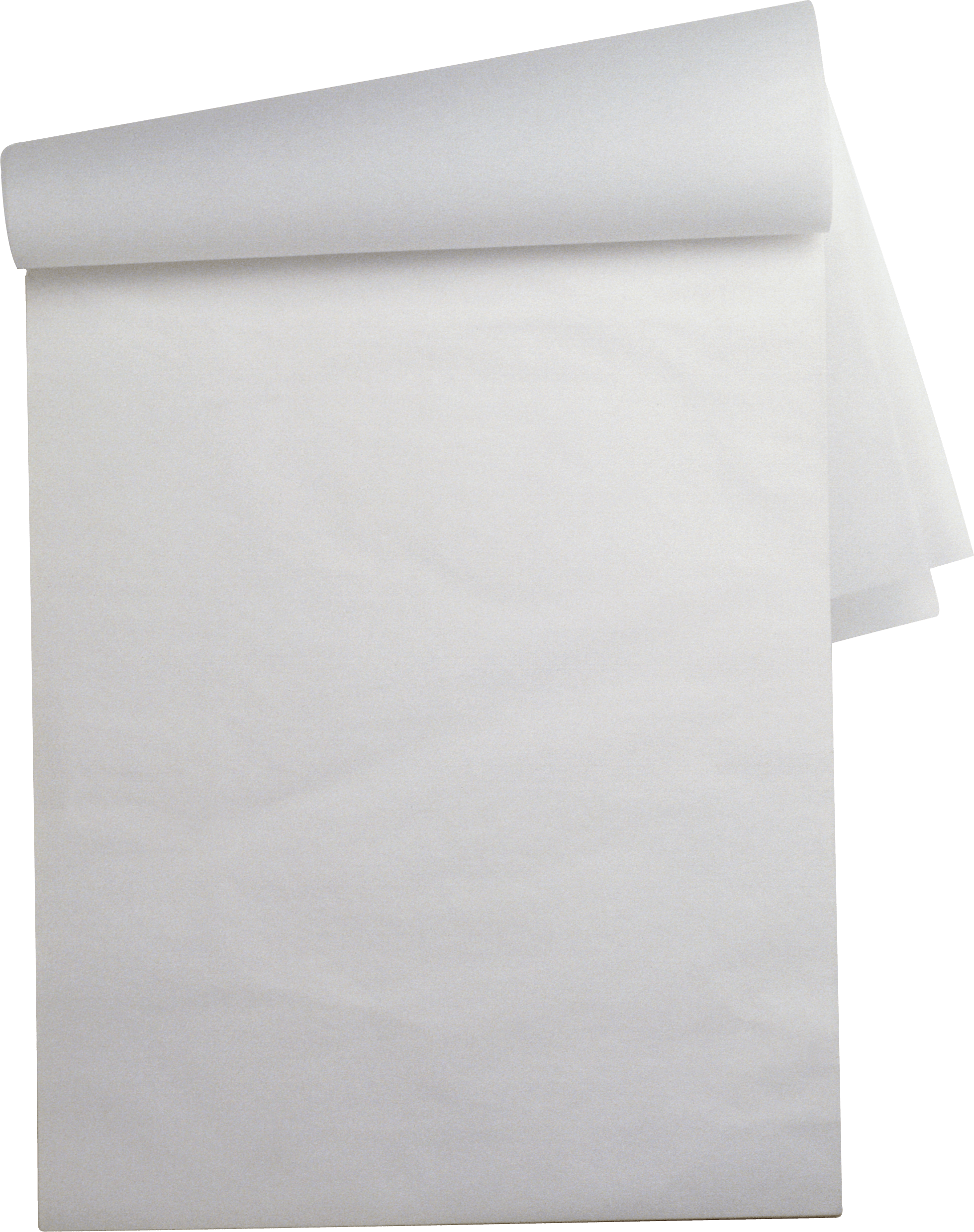 White Folded Paper Sheet