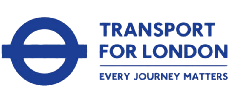 TfL logo and slogan