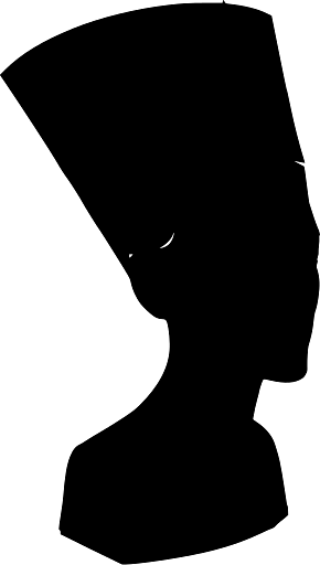 Egypt Silhouette of Pharao's Head