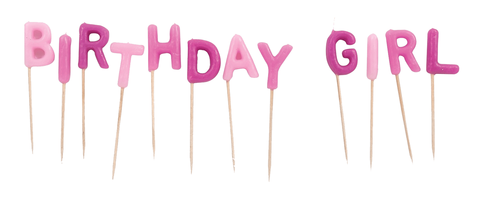 Birthday Girl Candles