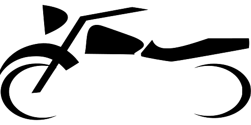 Artistic Silhouette of a Motorcycle