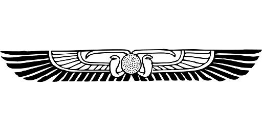 Egypt Illustration of Eagle Wings