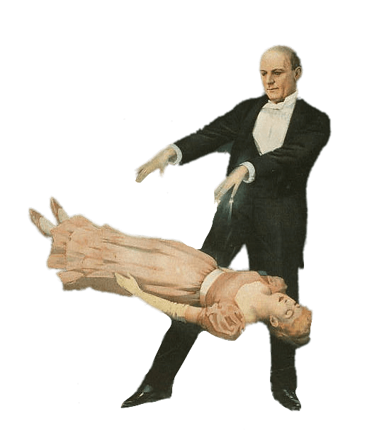 Kellar Magician Levitation Vintage Illustration