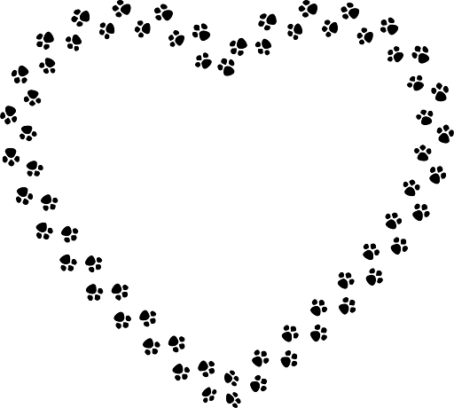 Heart Outline Cat Animal Lovers