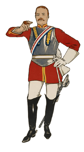 Imperial Soldier Vintage Illustration