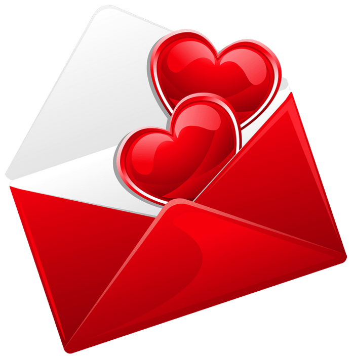 Love Letter With 2 Hearts