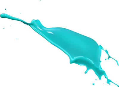 Light Blue Paint Splatter