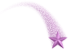 Purple Shooting Star