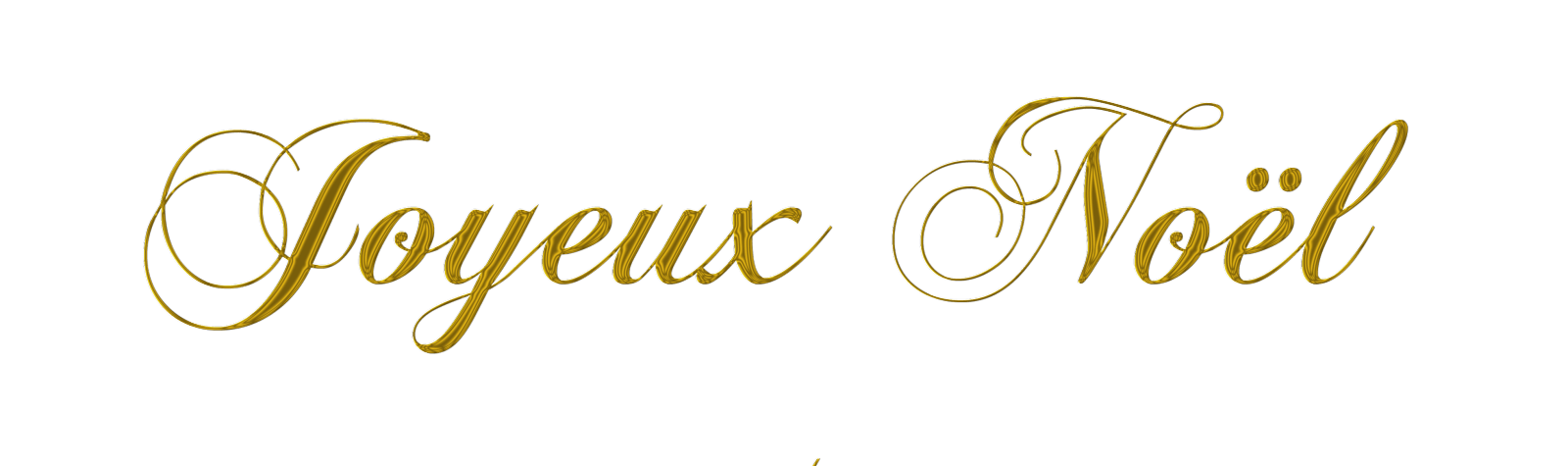 Joyeux Noël Golden Text