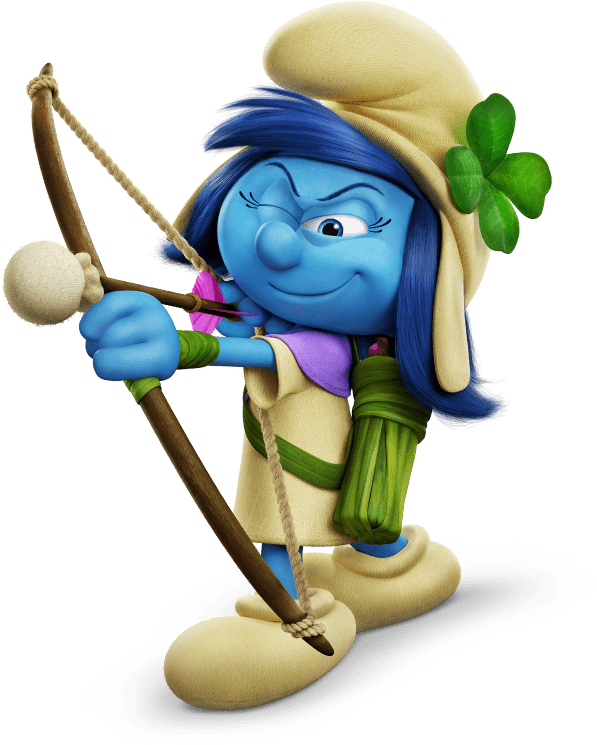 Smurf Storm Shooting Arrow