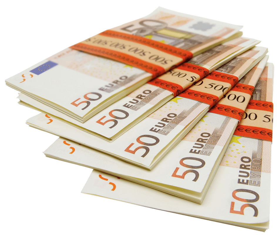 Pile Of 500 Euro Notes