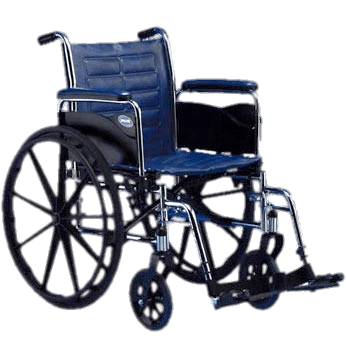 Dark Blue Wheelchair