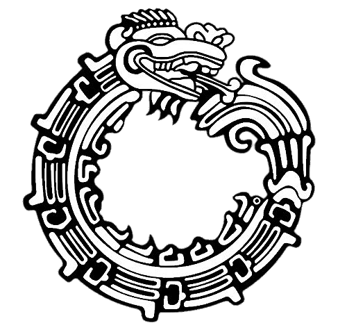 Quetzalcoatl Black and White