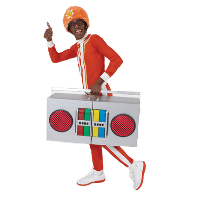 Yo Gabba Gabba DJ Lance Holding Beatbox